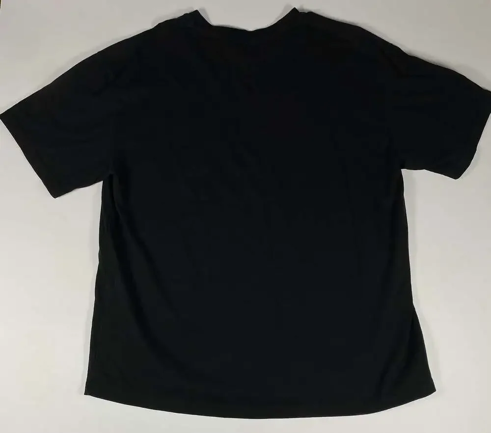 Prada Milano Black T-Shirt Enamel Triangle Logo Plaque Crewneck UPA162